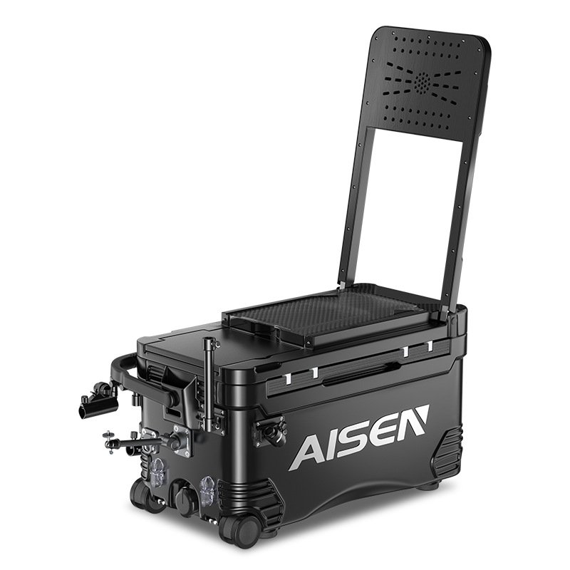 Eisenheimer's 2024 new multi-purpose fishing tank, full of 42-litre wheeling boxes